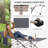 Camping Cot Folding Camping Cot, Portable Sleeping Bed for Travel, Grey-55833468-98184378