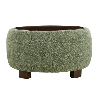 Round Cocktail Ottoman with Storage