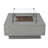 Manhattan 36" Outdoor Concrete Fire Table 45,000 BTU - Includes Lava Rocks & PVC Cover-355425721-302516613