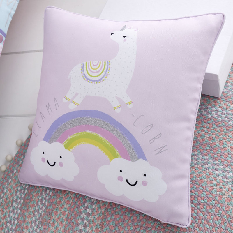 Llama-corn cushion cover