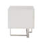 Table de chevet 2 tiroirs blanche Abriel