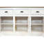 52" Solid Pine Sideboard Cabinet with 3 Doors 3 Drawers and Adjustable Shelf-97091313