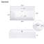 Armoire de salle de bain 21,6 po avec lavabo en céramique et grand meuble-lavabo ergonomique 21,6 po-12278612
