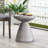 Outdoor Lightweight Concrete Side Table