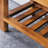 Solid Ash Wood Console Cabinet