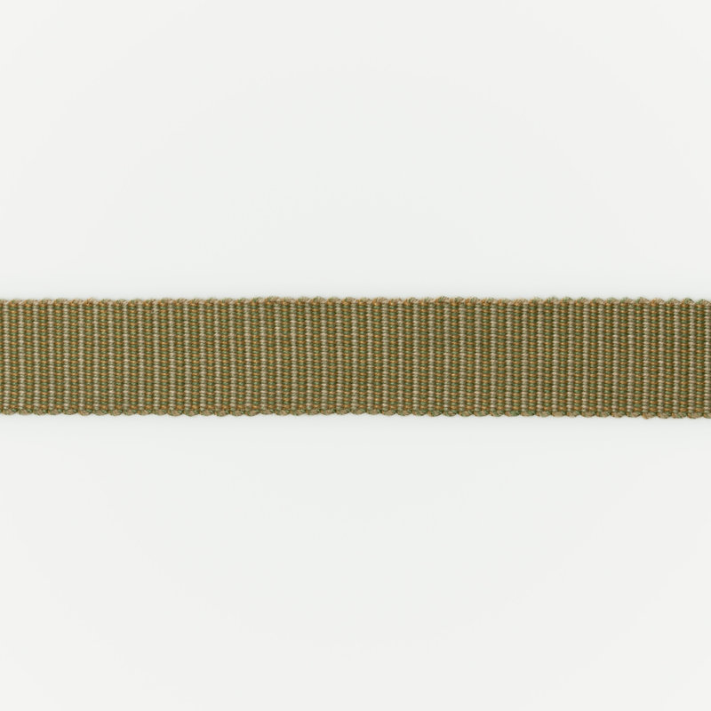 Perandor Plain Braid Fabric, Green/Gold
