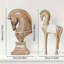 Stylized Handcrafted Vintage Wood Horse Figurine