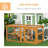 Deavante 9.3 Square Feet Chicken Run