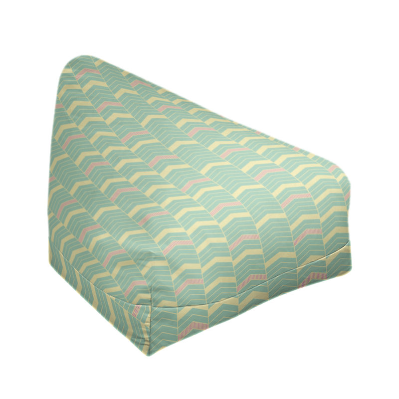 Fauteuil à billes standard &, H 38 po x L 42 po x P 29 po, Vert rose / jaune, Pas de bourre