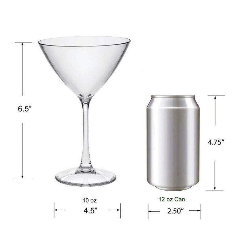 Branum 9oz. Martini Glass Set