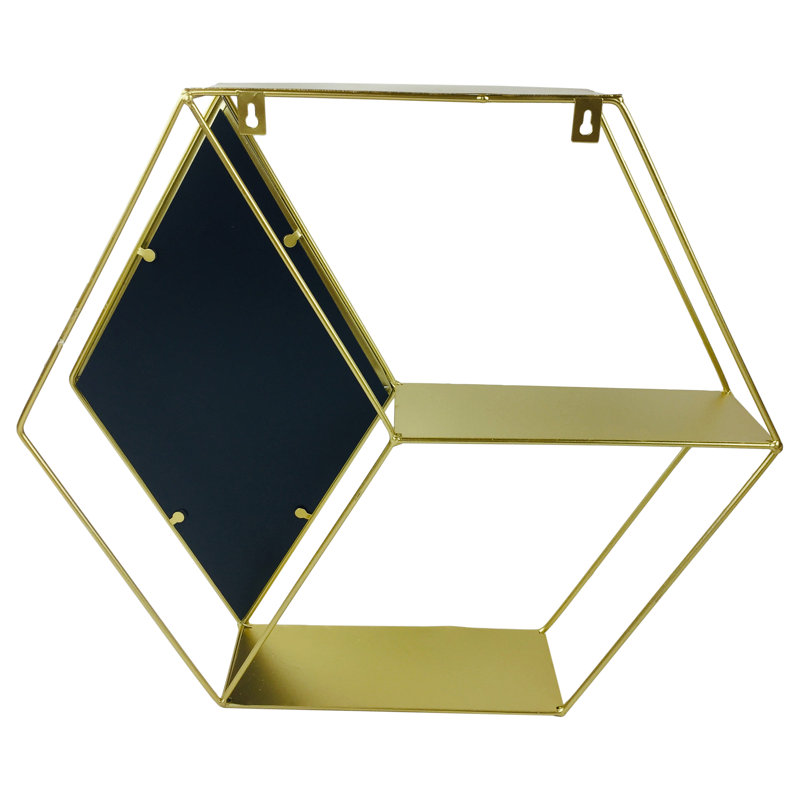 Costner 2 Piece Hexagon Accent Shelf