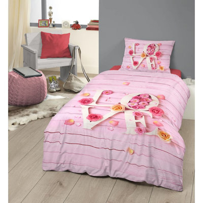 Good Morning Duvet CoverLove Pink