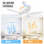 Ventilateur de plafond 48 pouces avec lumière DEL à intensité variable et télécommande