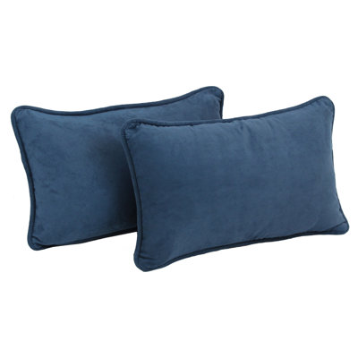 Microsuede Reversible Throw Pillow