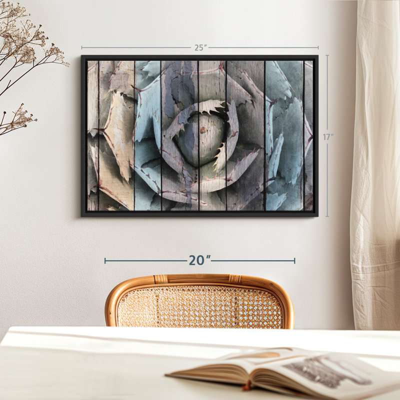 " Rustic Succulent Plant ", 17" H x 25" W
