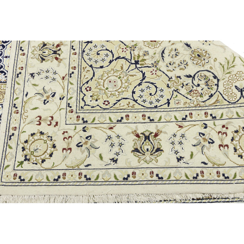 Tapis crème crème Indo-Nain