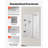 Structured Media Enclosure 28-Inch Wiring Cabinet with Hinged Cover, In Wall Cable Management Network Box, Cold-Rolled Steel, Recessed Electrical Multi-Media Cabinet, Flush or Surface Mount