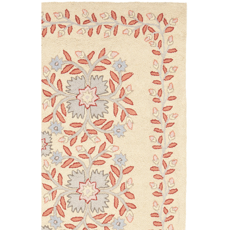 Tapis dune en laine touffeté à la main Folklore, Rectangle 5 pi x 8 pi