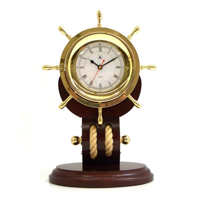 Quartz movement / Crystal Clock in Gold
