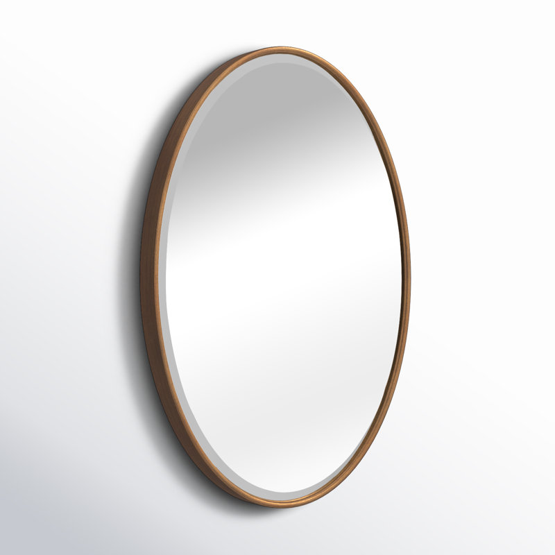 Miroir d'appoint Ibon Glam, Doré