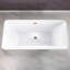 Baignoire de trempage autoportante rectangulaire en acrylique 67 po. X 31,5 po.-50736666
