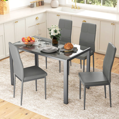 Mickelle 4 - Person Dining Set