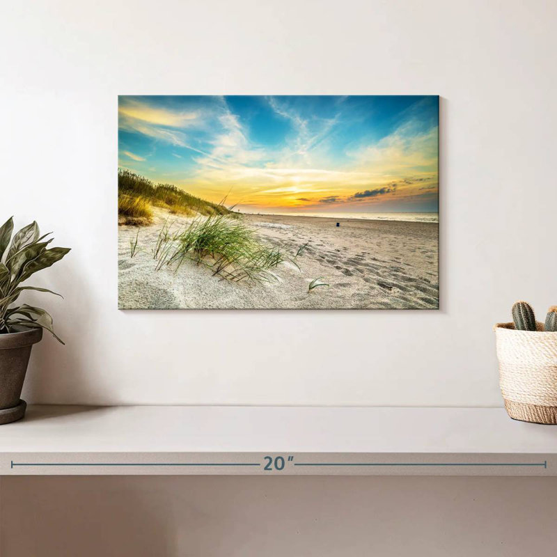 Dunes de sable de plage polies, H 8 po x l 12 po