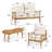 Jae Stylish 4-Piece Conversation Set-109101432