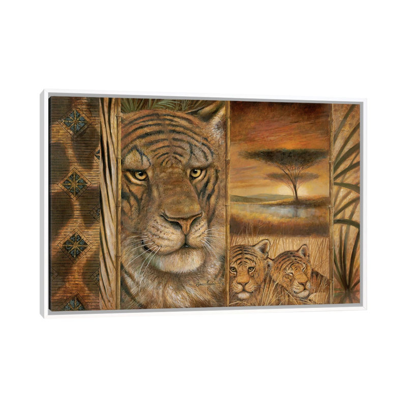 «Wild and Beautiful» par Ruane Manning - reproduction d'art, Aucun mat, H 18 po x l 26 po x P 1,5 po, Toile blanche encadrée