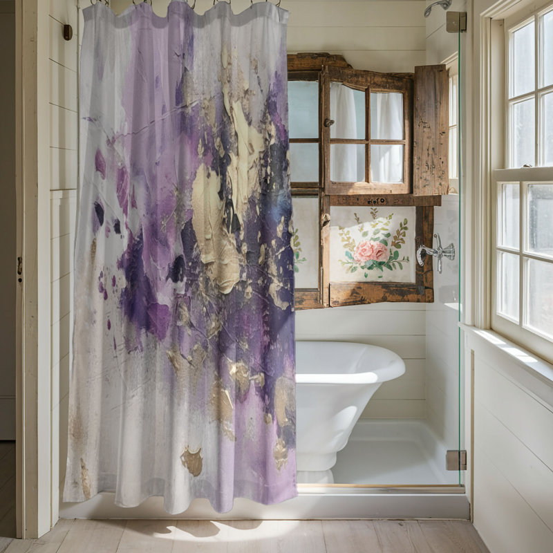Oyler Shower Curtain, 74"H x 71"W