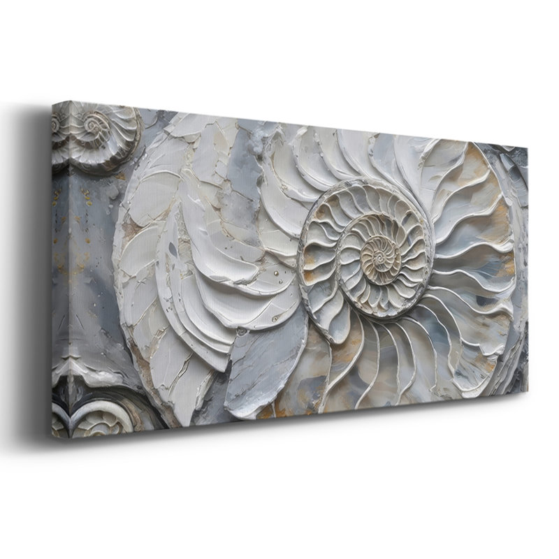 Plaster Dreams VI- Gallery Wrapped Canvas -Ready to Hang, 12" H x 30" W