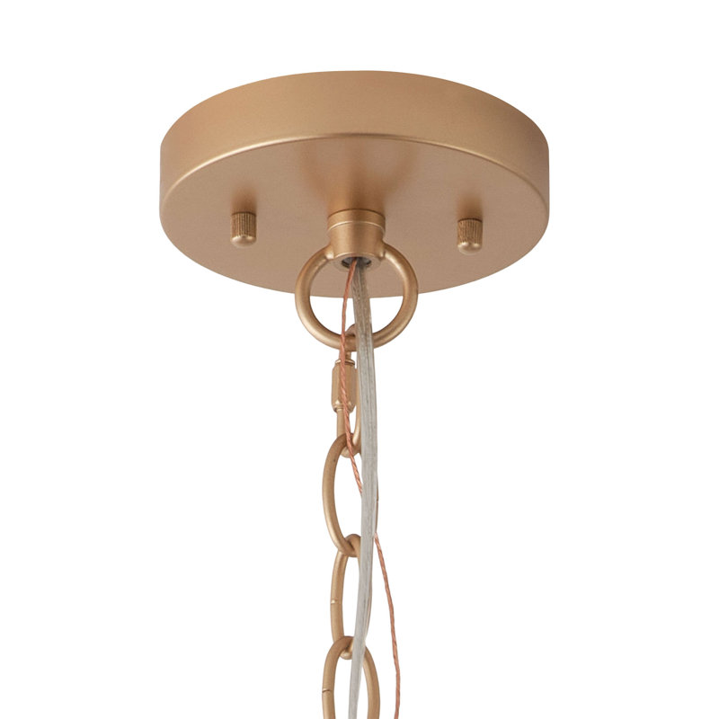 4-round cloth cover adjustable iron pendant light