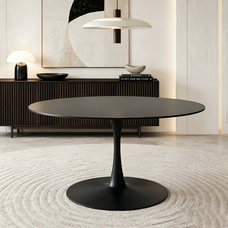 Dining Table, 31.5inch-Black