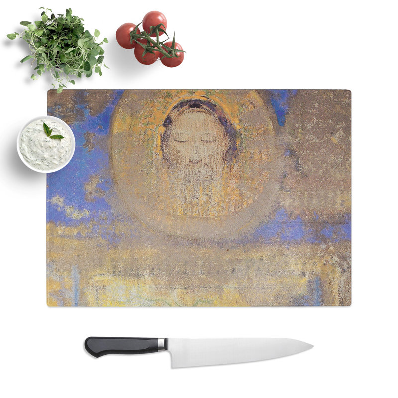 Evocation by Odilon Redon Chopping Board, 20cm W x 28.5cm L