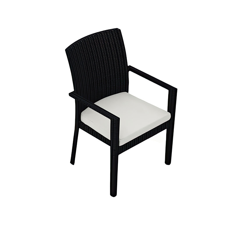 Urbana Outdoor Dining Armchair, Canvas Natural Sunbrella® Canvas