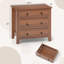 Commode 3 tiroirs avec poignées pratiques-401525552