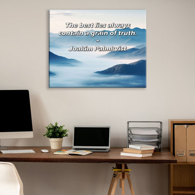 Astoria Grand Gallery Wrapped Canvas By Didi Conn: "I wouldn’t believe there was something 'wrong’ wi