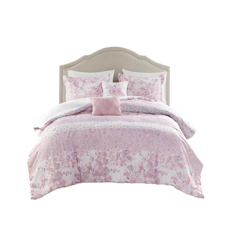 Floral Paisley Comforter Set Full/Queen