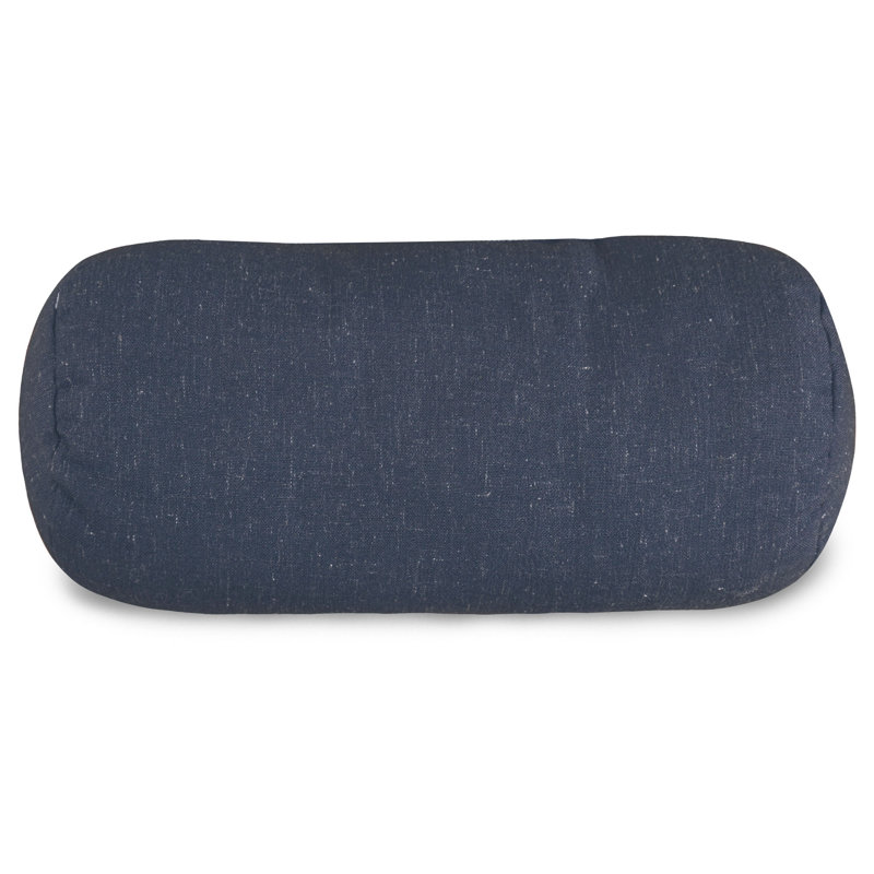  Bolster Throw Pillow, Navy