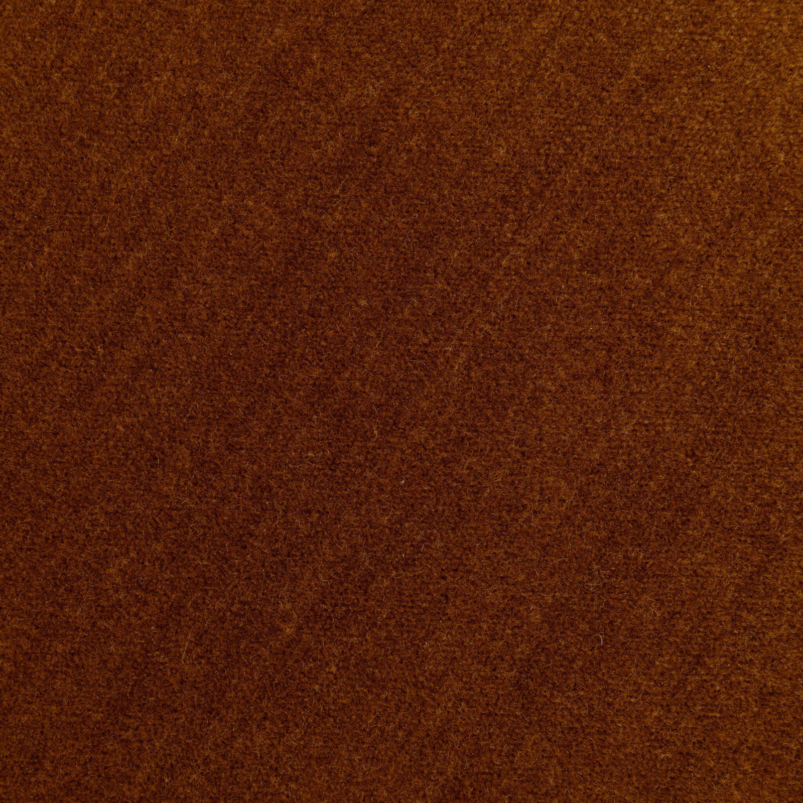 Caraway Upholstered Ottoman, Monte Tobacco Mohair Velvet