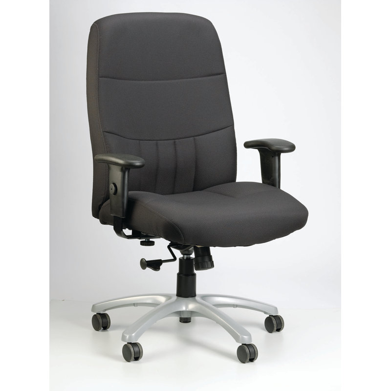 Symple Stuff Apeton Fabric Task Chair, Black