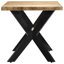 Cameo Mango Rectangular Wood Top Dining Table-646195960-646195943