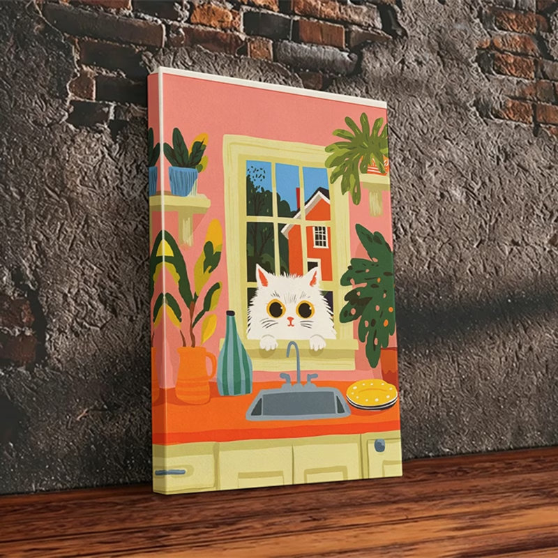 1 Piece Wrapped Canvas Wall Art, 40cm H x 30cm W
