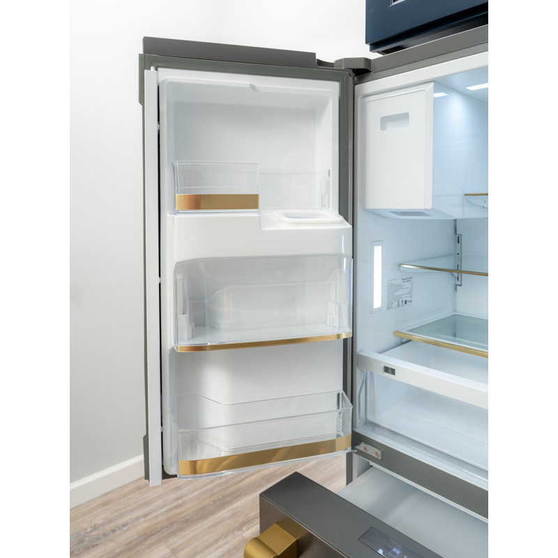 36 In. 21.6 Cu. Ft. Stainless Steel Counter Depth French Door Refrigerator
