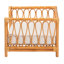 Lit pour chien en rotin naturel