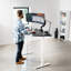 Bureau de coin électrique de 71 po x 24 po VIVO, plateau de table en forme d'aile-92395538