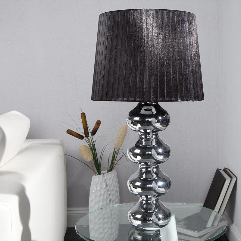 Masontown 60cm Chrome Novelty Table Lamp