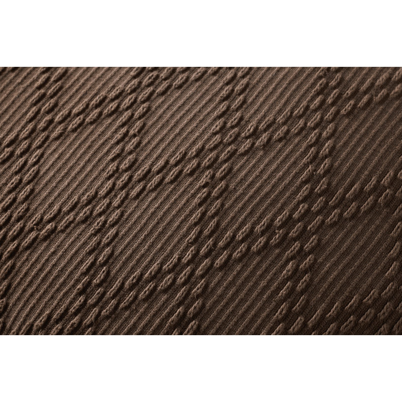 Chris Loves Julia x Loloi Cary Accent Pillow, Brown, Down Blend