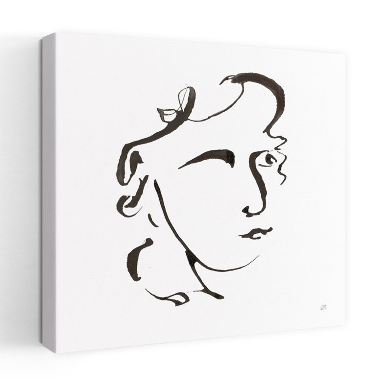 Art contemporain contemporain avec têtes froides III, H 18 po x l 18 po