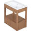 Ensemble de meuble-lavabo simple 30,09 po avec plateau en céramique Quenita